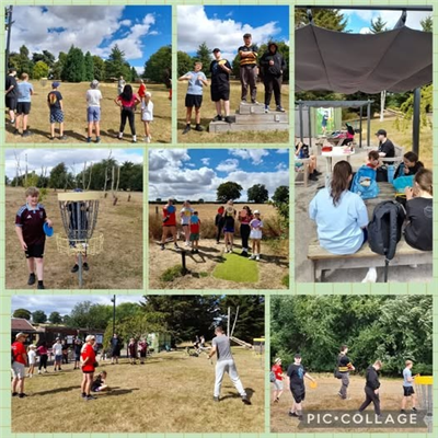 Warwick Young Carers Try Their Hand at Disc Golf
