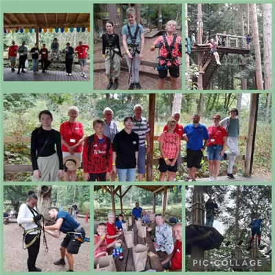 Nuneaton Young Carers Take on Go Ape
