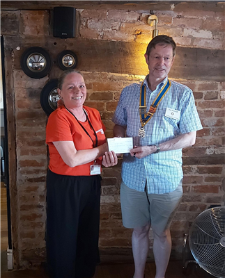 A generous donation from the Rotary Club of Warwick